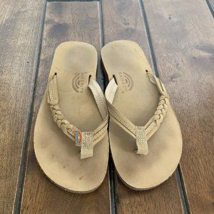 Rainbow Flirty Sandals Flip Flops Kids Size 2/3